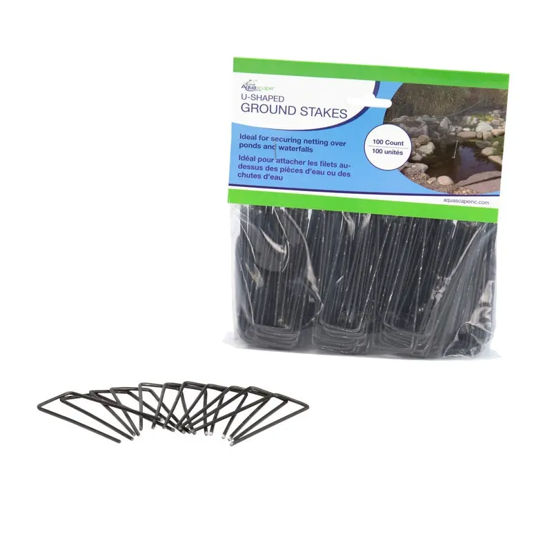 AQUASCAPE PRO U-SHAPED GROUND STAKES (QTY 100)