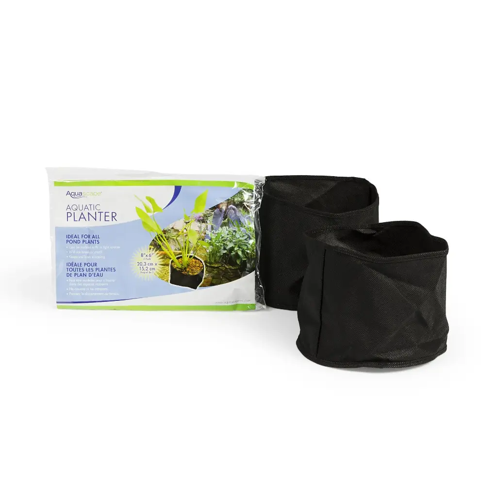 AQUASCAPE AQUATIC PLANTER 8" DIA X 6" H (20.3 X 15.2 CM) (QTY 2)