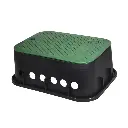 Airmax Junction/Valve Box w/Lid 12" x 17" x 6" with Holes 12x17x6