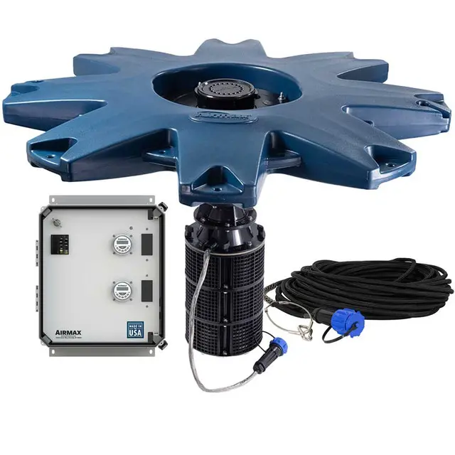 Airmax PondSeries 1 HP 230v 3 Pattern NEMA 3R CTRL Panel 100' 12/4 Polyflex 100'