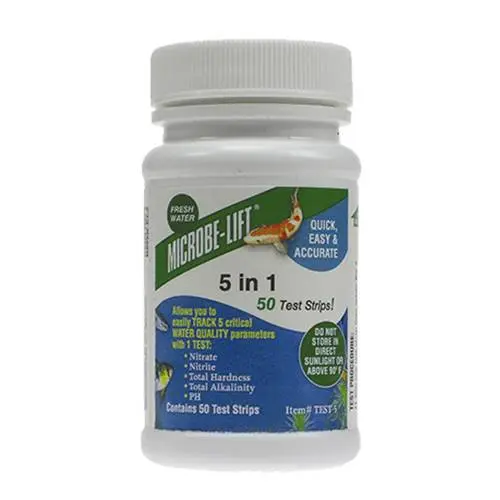 Ecological MICROBE-LIFT 5-in-1 Pond Test Kit (50 strips)