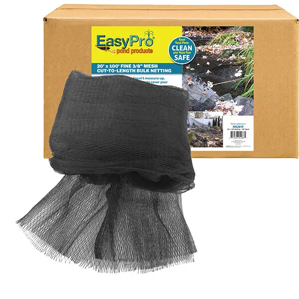 Easy Pro 3/8" Fine Mesh / 20' X 100' Premium Pond Cover Netting