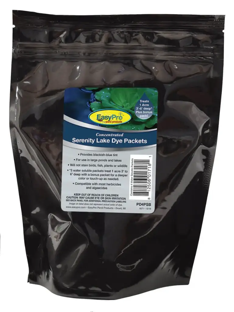 Easy Pro Concentrated Serenity Blue Pond Dye - Dry - WSP - 4 pack, standup pouch