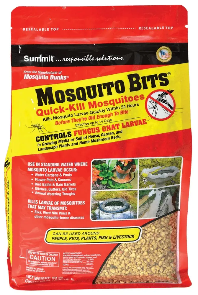 Summit MOSQUITO BITS - 30oz. (Biological Mosquito Larvicide)