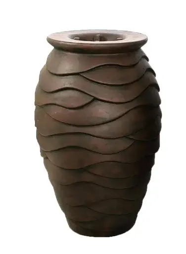 [AQS78238] AQUASCAPE SCALLOPED URN - 32" H (81 CM)