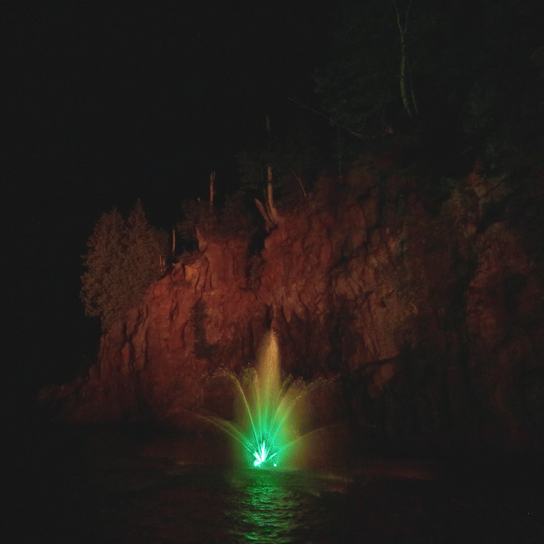 Kasco RGB LED Light, 5 Watts, 24VDC, 9 Color options (orange, warn white, white, cyan, blue, magenta, green, yellow & red) w/remote control