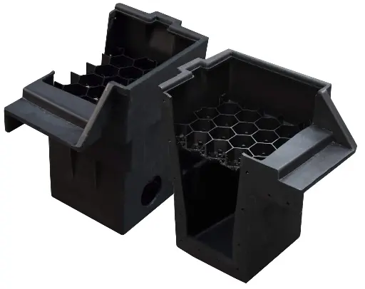 [EAPREWLR3] Easy Pro Left / Right Ends Unassembled - Set up for 3" Pipe; Includes hardware pack