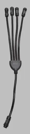 [EAPRFCR14] Easy Pro Splitter for 5 pin low voltage RGBW LED systems - 1 x 4 with quick connections