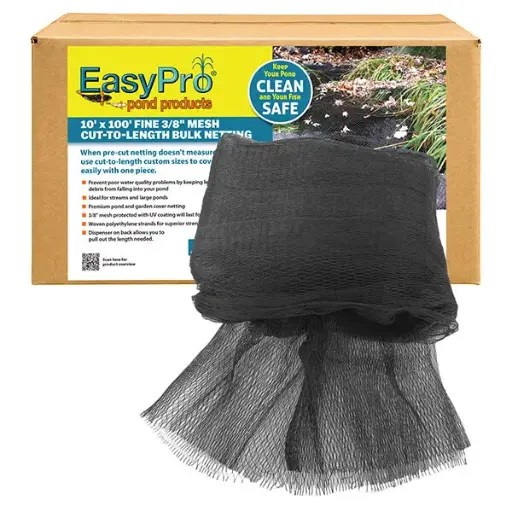[EAPRNR101F] Easy Pro 3/8" Fine Mesh / 10' X 100' Premium Pond Cover Netting