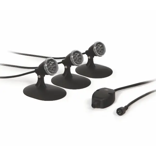 [AT74102] ATLANTIC WW TRIPLE POND LIGHT KIT - 3 WATT (ATSOLWPL3)