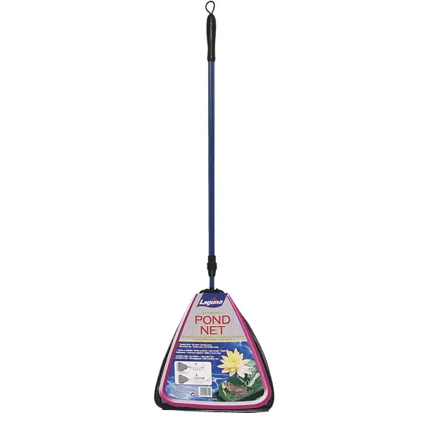 DISCONTINUED Laguna Pnd Fish Net 11in dia/33in-60in tele hdl