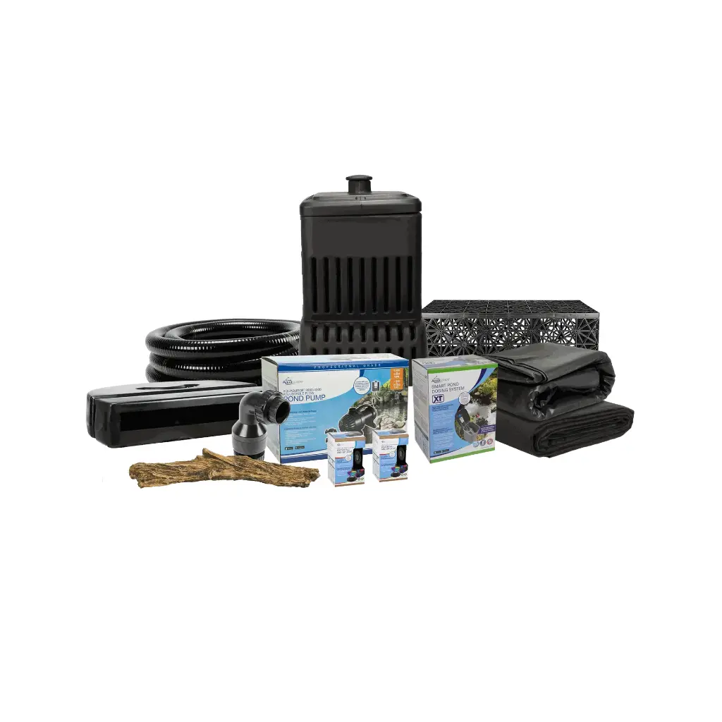 AQUASCAPE PRO MEDIUM DELUXE PONDLESS WATERFALL KIT 16' STREAM W/AQUASURGE 2000-4000 ADJUSTABLE FLOW POND PUMP