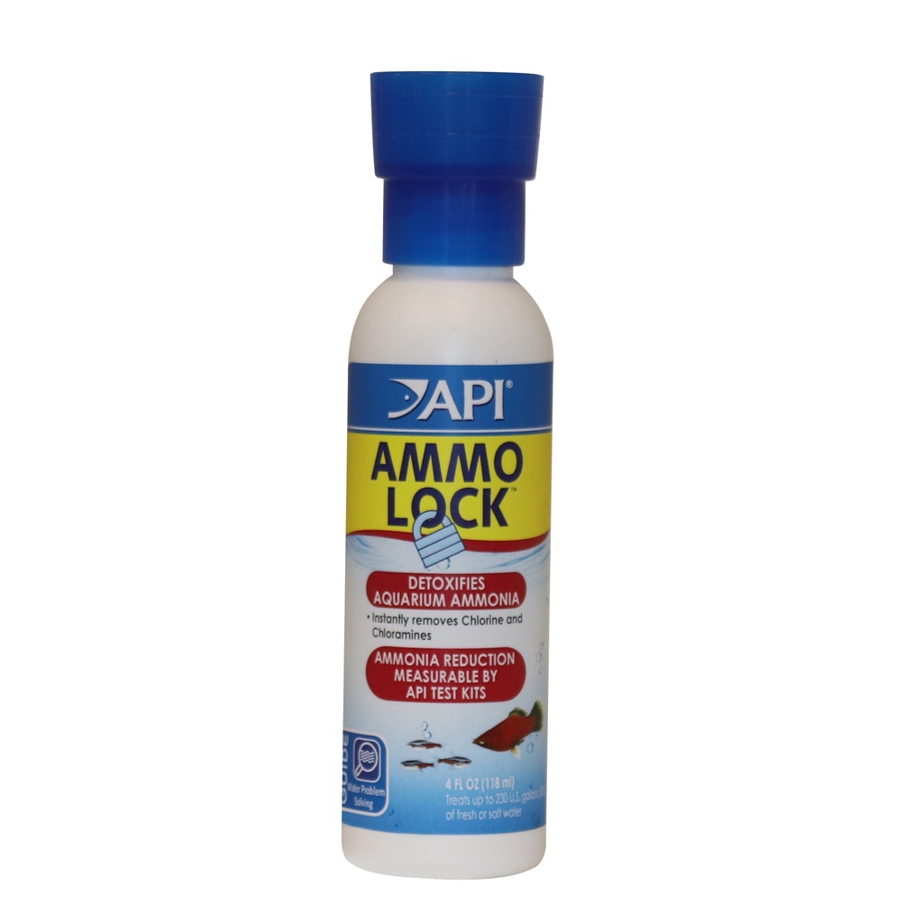 API AMMO LOCK Freshwater and Saltwater Aquarium Ammonia Detoxifier