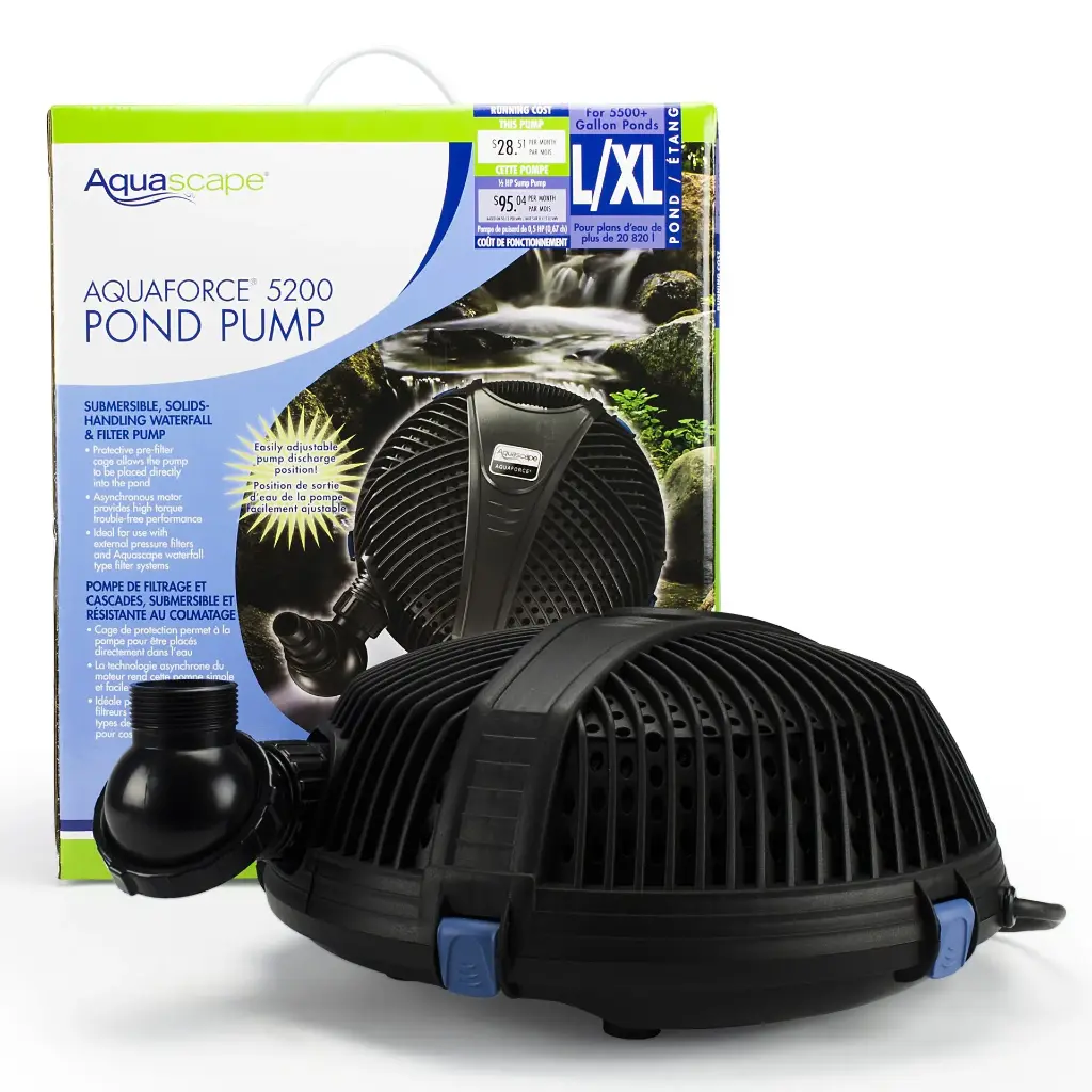 AQUASCAPE AQUAFORCE 5200 SOLIDS-HANDLING POND PUMP