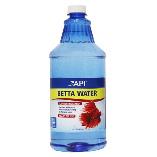[AP94Q] Mars Fishcare API BETTA WATER Betta Fish Freshwater Aquarium Ready to Use Water, No Aquarium Water Conditioner Needed (31 FL OZ)