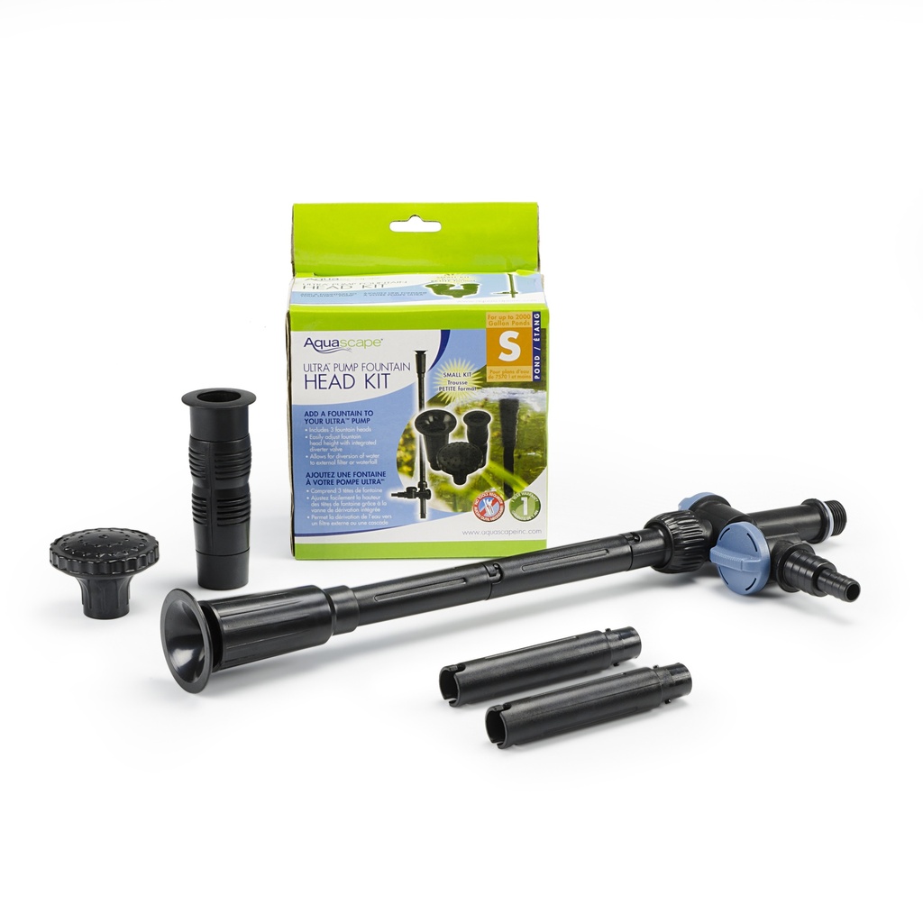 AQUASCAPE SMALL ULTRA PUMP FOUNTAIN HEAD KIT