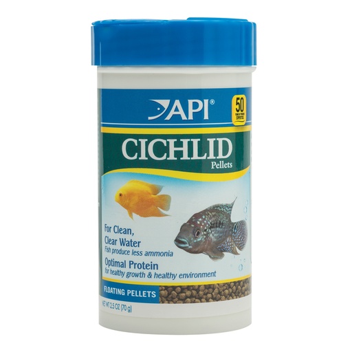 [AP825B] API CICHLID PELLETS Floating Pellets Fish Food (2.5 OZ)