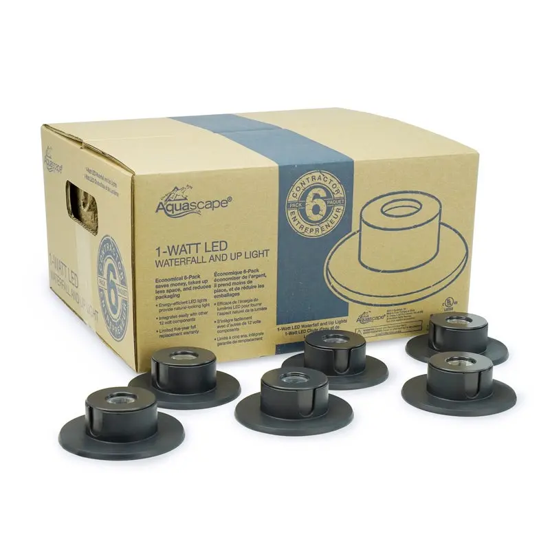 AQUASCAPE WATERFALL LIGHT - 1-WATT - 6-PACK