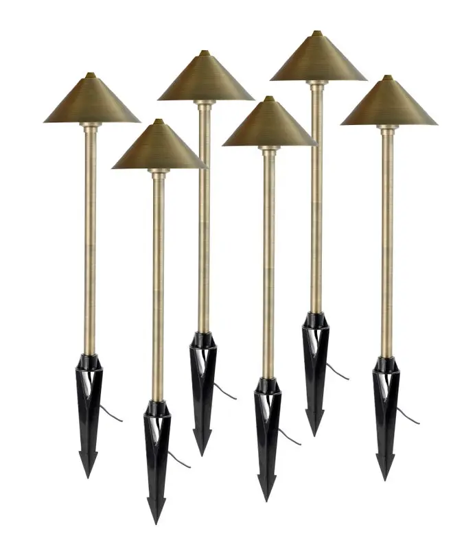 AQUASCAPE DOME TOP PATH AND AREA LANDSCAPE LIGHT - 6-PACK