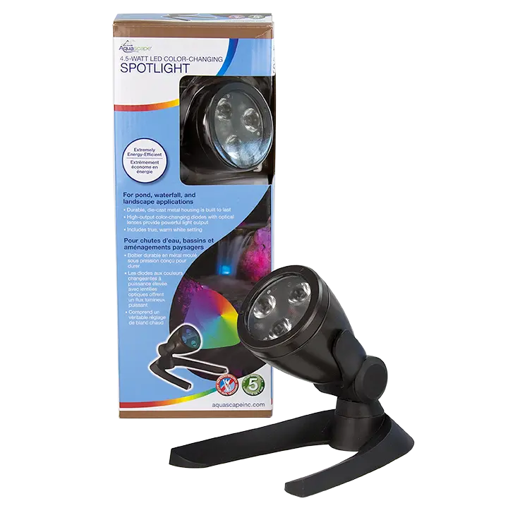 AQUASCAPE COLOR-CHANGING SPOTLIGHT - 4.5-WATT