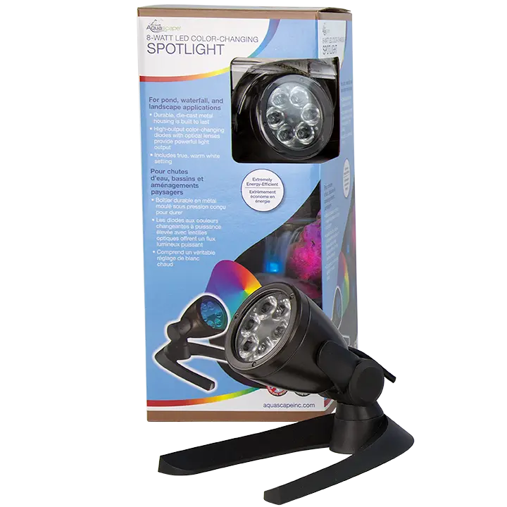 AQUASCAPE COLOR-CHANGING SPOTLIGHT - 8-WATT