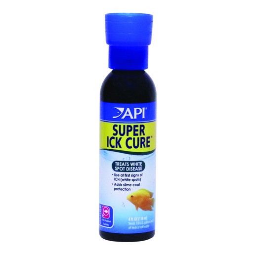 [AP12B] API LIQUID SUPER ICK CURE Freshwater and Saltwater Fish Medication (4 FL OZ)