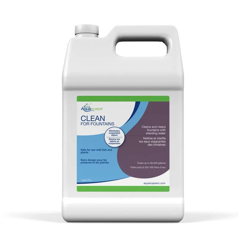 AQUASCAPE CLEAN FOR FOUNTAINS AND WATERFALLS - 1 GAL / 3.78 L