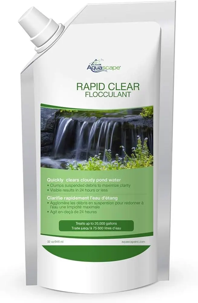 AQUASCAPE RAPID CLEAR FLOCCULANT - REFILL POUCH 32 OZ / 946 ML