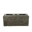 AQUASCAPE STACKED SLATE WALL BASE-STRAIGHT - 13" H (33 CM)