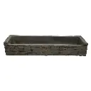AQUASCAPE STACKED SLATE WALL TOPPER-STRAIGHT FRONT-SPILL