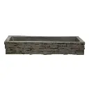 AQUASCAPE STACKED SLATE WALL TOPPER-STRAIGHT QUAD-SPILL