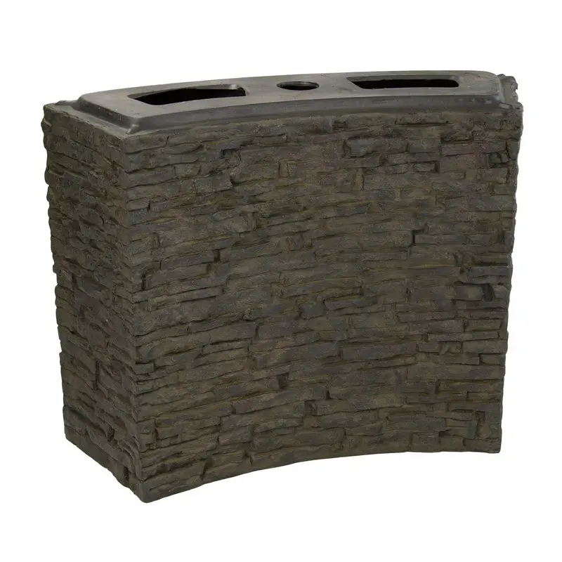AQUASCAPE STACKED SLATE WALL BASE-CURVED - 26" H (66 CM)