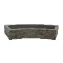 AQUASCAPE STACKED SLATE WALL TOPPER-CURVED QUAD-SPILL