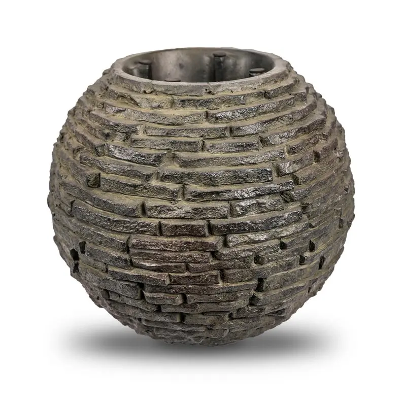 AQUASCAPE STACKED SLATE SPHERE - 18" DIA (46 CM)
