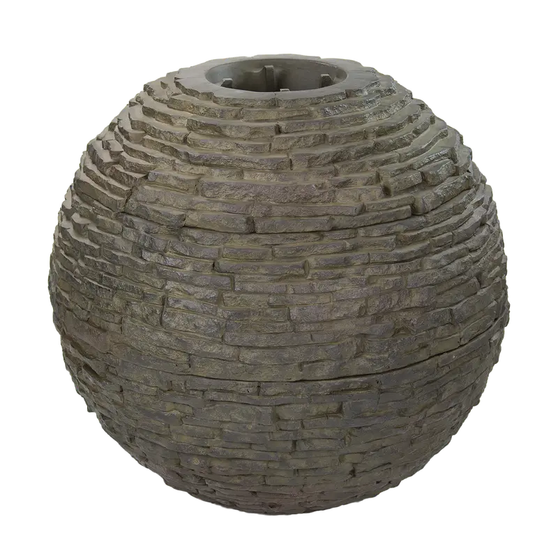 AQUASCAPE STACKED SLATE SPHERE - 40" DIA (102 CM)