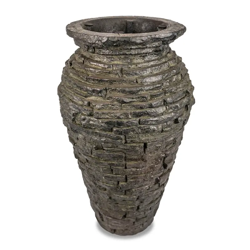 AQUASCAPE STACKED SLATE URN - 24" H (61 CM)