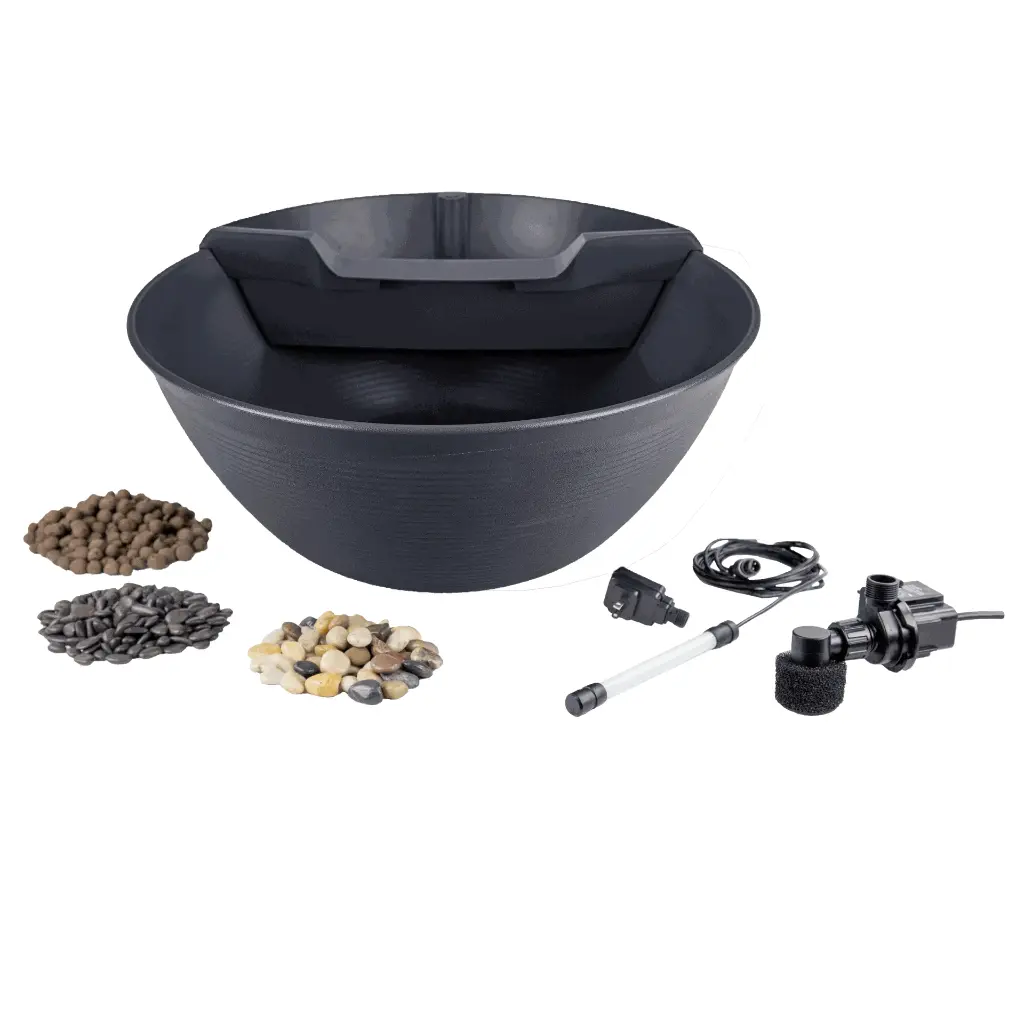 AQUASCAPE AQUAGARDEN MINI POND KIT - STEEL GRAY