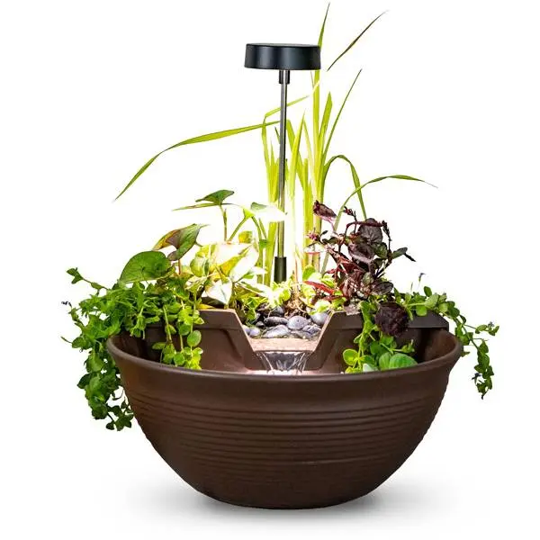AQUASCAPE AQUAGARDEN TABLETOP FOUNTAIN KIT MOCHA