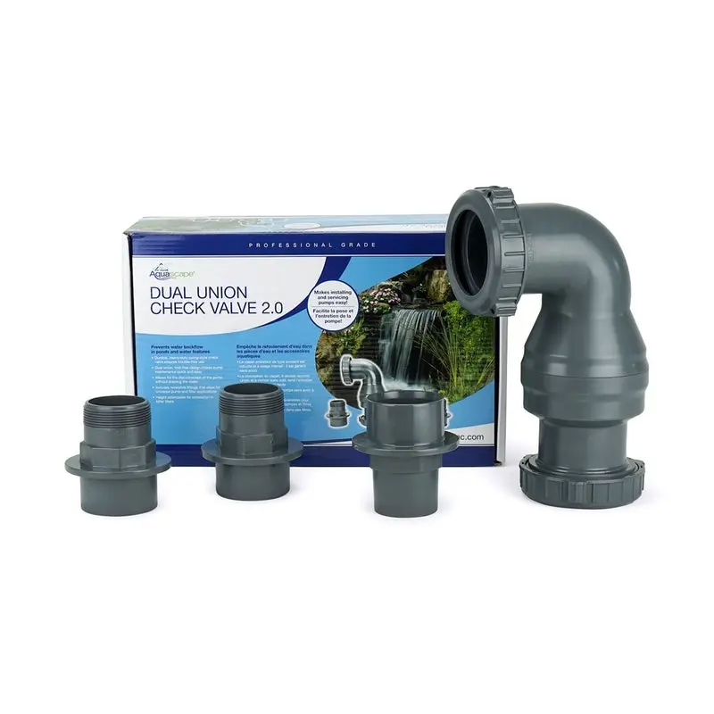 AQUASCAPE PRO CHECK VALVE DUAL UNION 2.0 - 2"