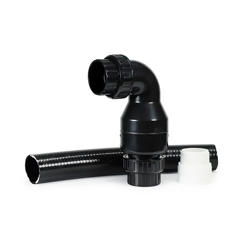 AQUASCAPE PRO CHECK VALVE DUAL UNION 3" W/ 3" PIPE & MALE ADAPTER