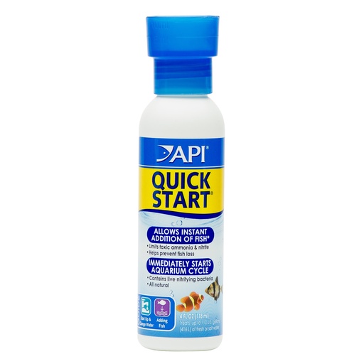 [AP89C] Mars Fishcare API QUICK START Freshwater and Saltwater Aquarium Nitrifying Bacteria (4 FL OZ)
