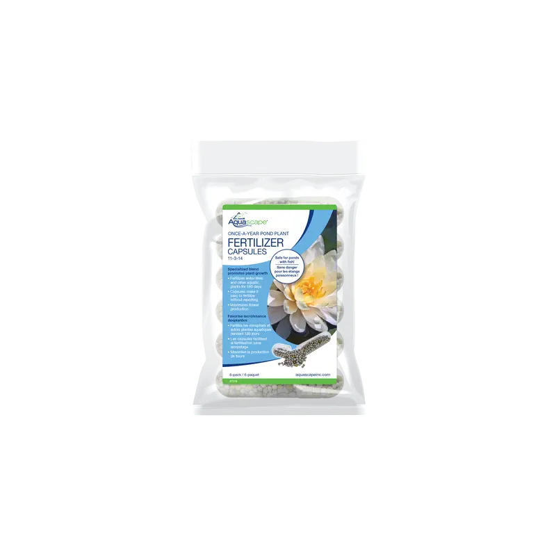 AQUASCAPE ONCE-A-YEAR POND PLANT FERTILIZER CAPSULES (QTY 6)