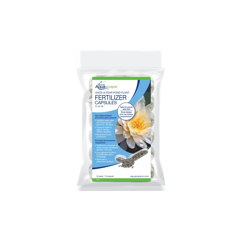 AQUASCAPE ONCE-A-YEAR POND PLANT FERTILIZER CAPSULES (QTY 12)