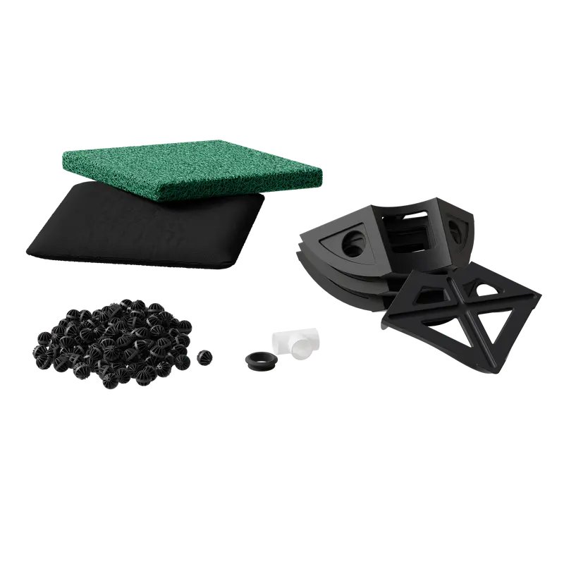 AQUASCAPE FOUNTAIN BOWL BIOLOGICAL FILTER KIT - 27" SQ (69 CM)