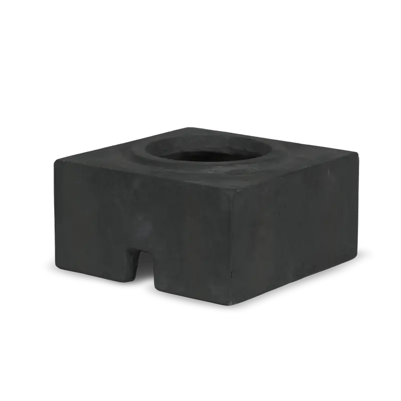 AQUASCAPE SPILLWAY BOWL STAND - IRON ORE - 4" H (10 CM) - 2-PACK