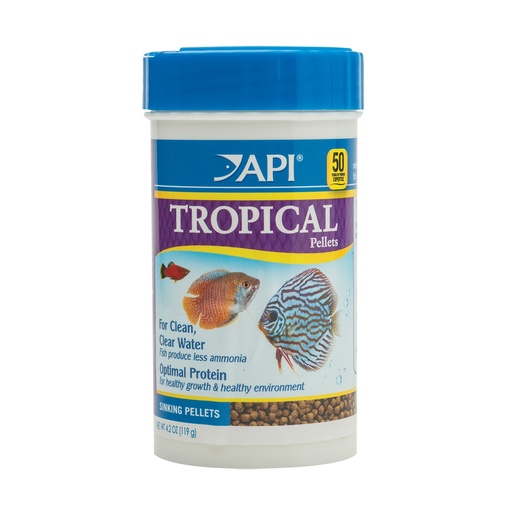 [AP823B] API TROPICAL PELLETS Sinking Pellets Fish Food (4.2 OZ)