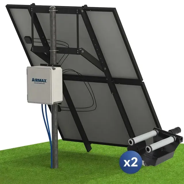 Airmax SolarSeries Aeration System Direct Drive w/ 2 Diffusers No Airline