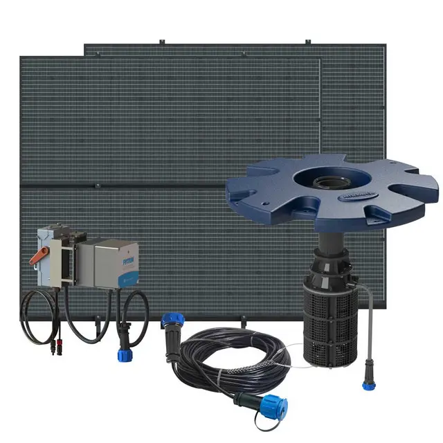 Airmax SolarSeries Fountain w/ Solar Panels & EasyMount Assembly 100' Cord