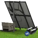 Airmax SolarSeries Aeration System Battery Backup w/ 4 Diffusers No Airline