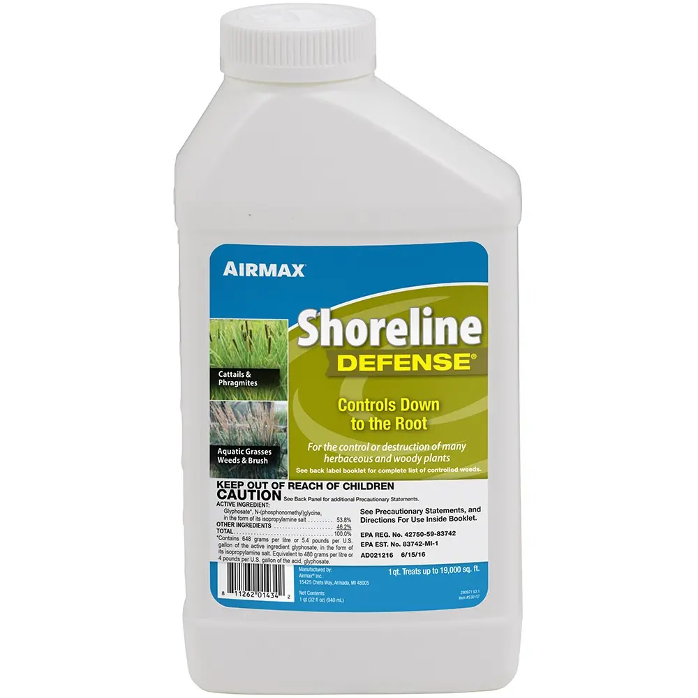 Airmax Shoreline Defense Emergent Weed Control 1 Quart (32 oz)